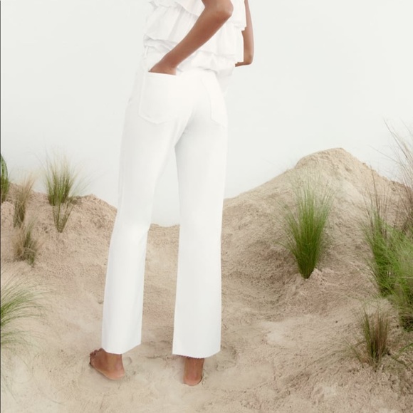Zara high rise straight jeans - Picture 2 of 2
